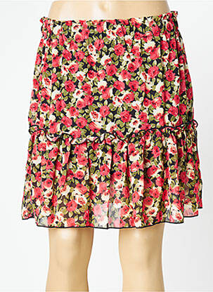 Jupe courte rouge VOYELLES femme