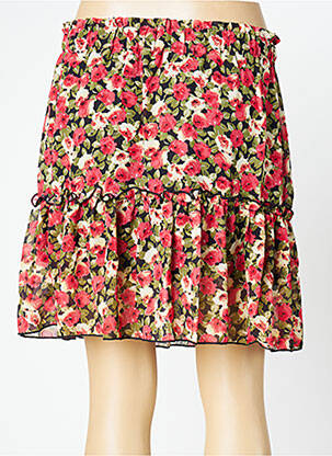 Jupe courte rouge VOYELLES femme