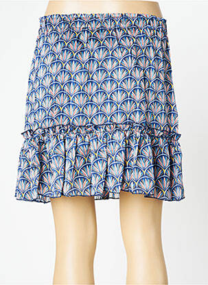 Jupe courte bleu VOYELLES femme