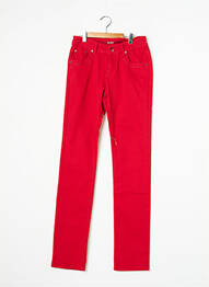 Pantalon slim rouge ONADO femme