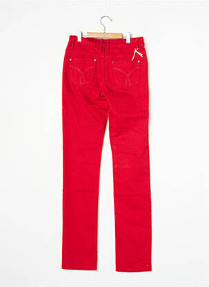 Pantalon slim rouge ONADO femme