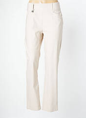 Pantalon droit beige ROHNISCH pour femme seconde vue