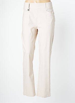Pantalon droit beige ROHNISCH pour femme