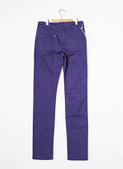 Pantalon slim violet ONADO pour femme seconde vue