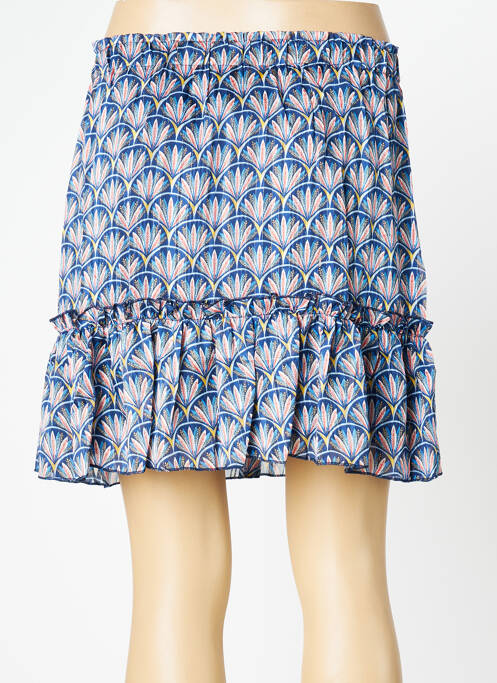 Jupe courte bleu VOYELLES pour femme
