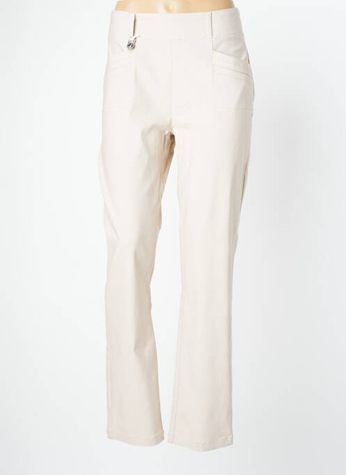 Pantalon droit beige ROHNISCH pour femme