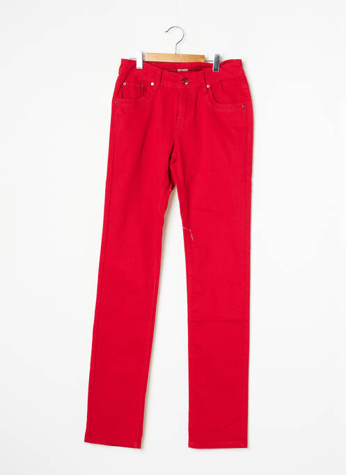 Pantalon slim rouge ONADO pour femme