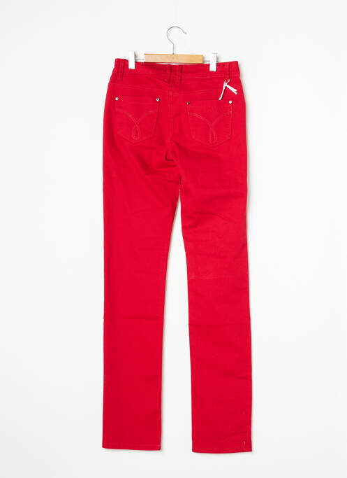 Pantalon slim rouge ONADO pour femme