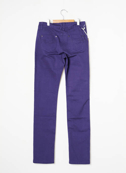 Pantalon slim violet ONADO pour femme