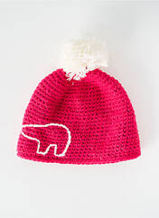 Bonnet rose EISBÄER pour femme seconde vue