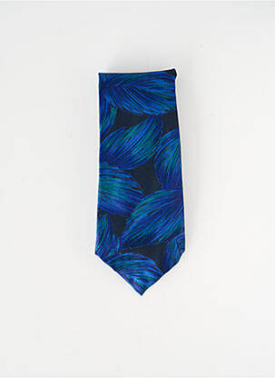 Cravate bleu PIERRE D'ESPOIS pour homme