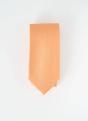 Cravate orange J.C PARIS pour homme