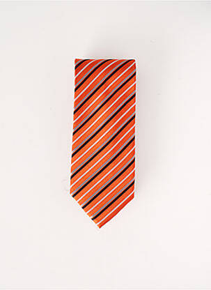 Cravate orange JEAN CHATEL pour homme