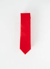 Cravate rouge JEAN CHATEL pour homme seconde vue