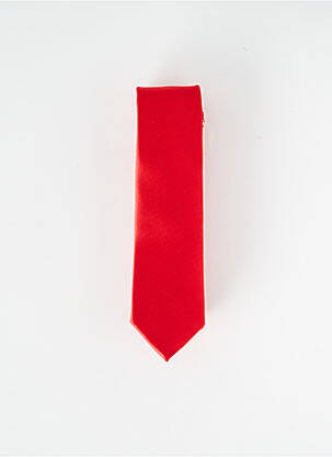 Cravate rouge JEAN CHATEL pour homme