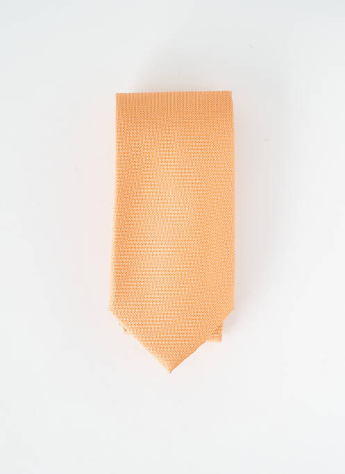 Cravate orange J.C PARIS pour homme
