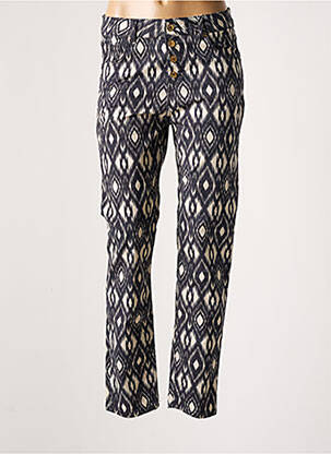 Pantalon droit stretch taille normale noir LES TROPEZIENNES PAR M.BELARBI femme