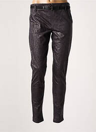 Pantalon slim stretch taille normale noir LO! LES FILLES femme