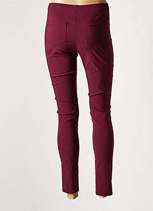 Jegging stretch taille normale violet LAUREN VIDAL femme