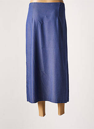 Jupe longue taille haute bleu LO! LES FILLES femme