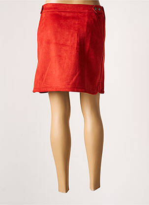 Jupe courte poches rouge C'EST BEAU LA VIE femme