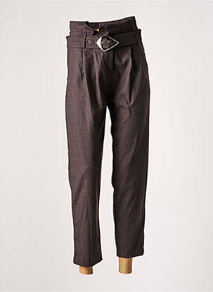 Pantalon 7/8 gris MORGAN pour femme