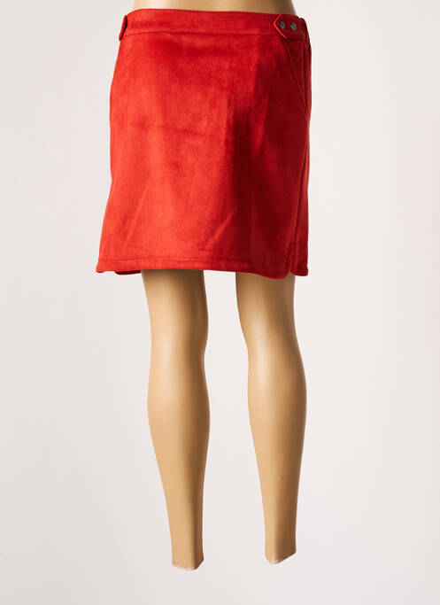 Jupe courte rouge C'EST BEAU LA VIE pour femme