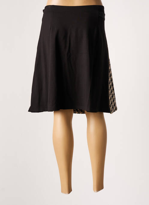 Jupe mi-longue noir NÜ pour femme