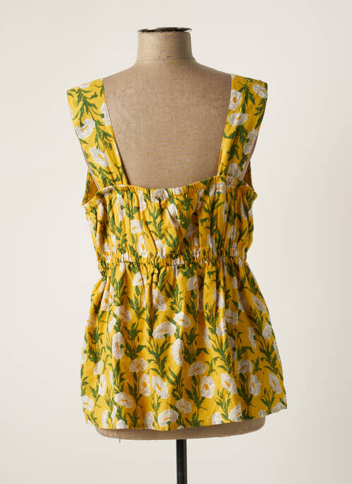 Top jaune MD'M femme