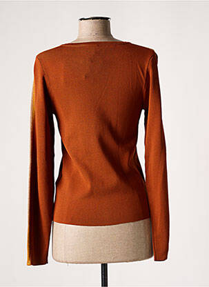Gilet manches longues stretch marron NU JEANS femme