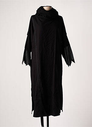 Robe pull noir CARACLAN pour femme