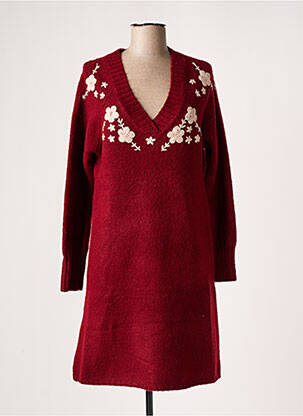 Robe pull rouge MD'M pour femme
