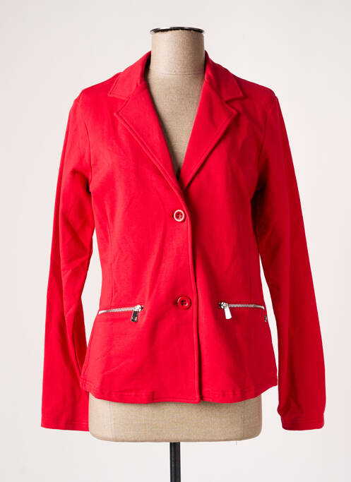 Veste casual col tailleur rouge GAUDI femme