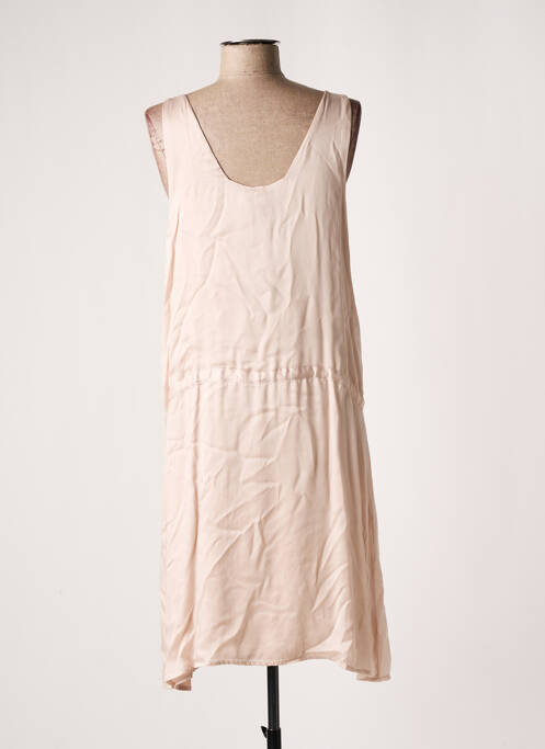 Robe mi-longue beige NU JEANS pour femme