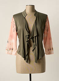 Veste casual coupe cintrée vert ANATOPIK femme