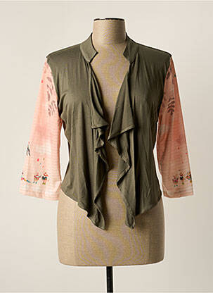Veste casual coupe cintrée vert ANATOPIK femme