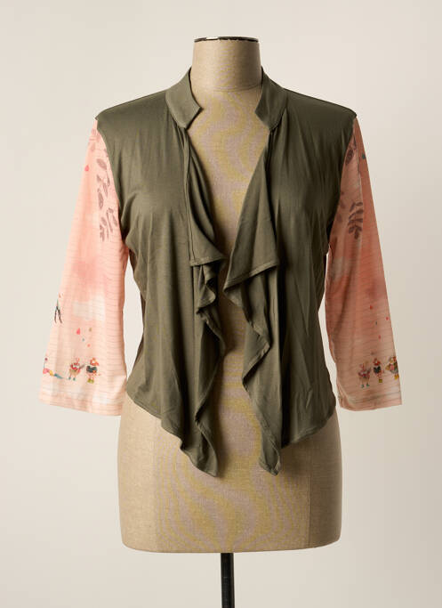 Veste casual coupe cintrée vert ANATOPIK femme