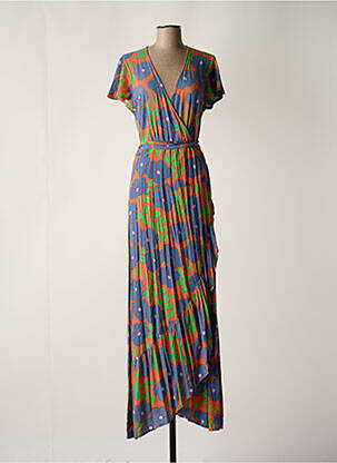 Robe longue orange GENESIS femme