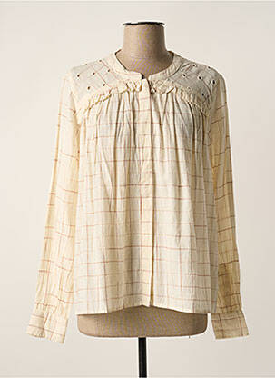 Chemisier beige LEON & HARPER femme