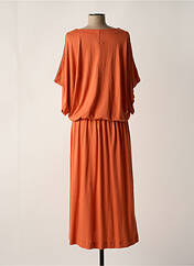 Robe longue orange DROLATIC pour femme seconde vue