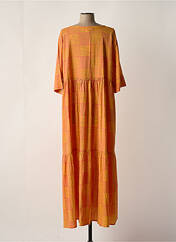 Robe mi-longue orange GENESIS pour femme seconde vue