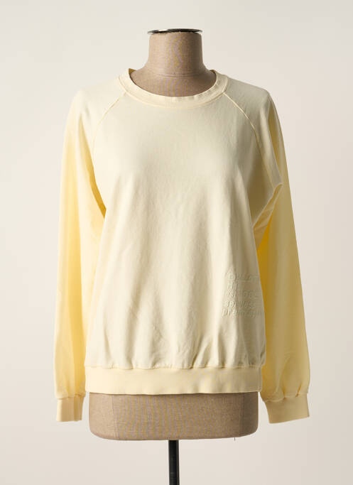 Sweat-shirt sans capuche beige DROLATIC femme