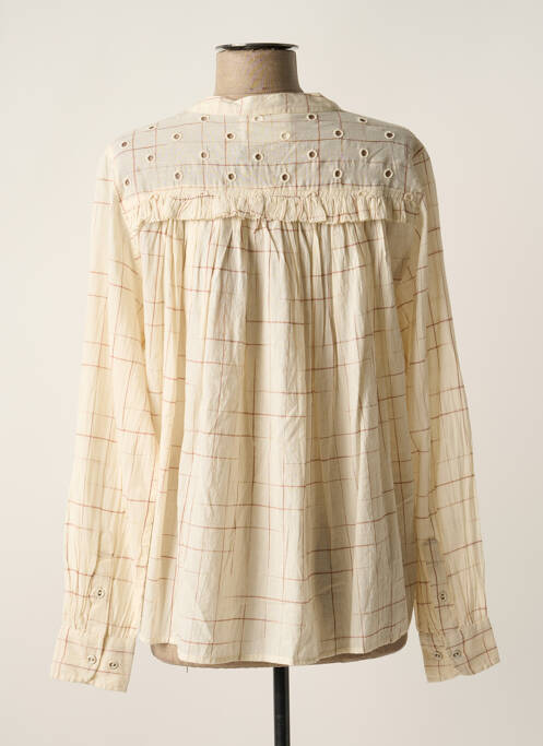 Chemisier beige LEON & HARPER femme