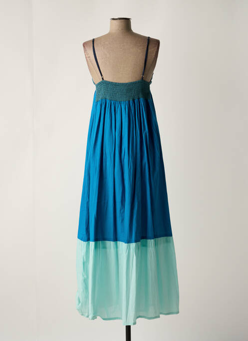 Robe longue bleu LEON & HARPER pour femme