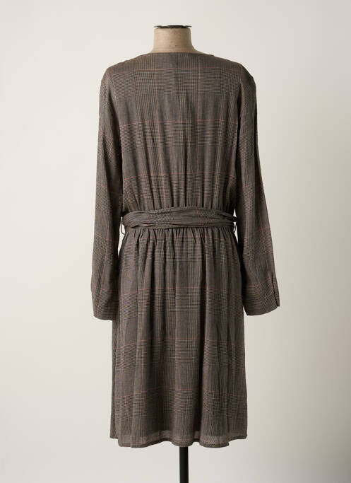 Robe mi-longue gris SESSUN pour femme