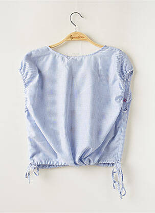 Top manches courtes manches courtes bleu INDEE fille