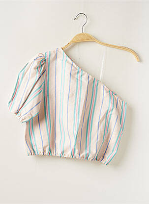 Top sans manche sans manche beige DIXIE fille