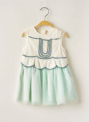 Robe mi-longue sans manche sans manche blanc BILLIEBLUSH fille