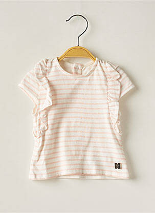 T-shirt coupe droite manches courtes rose CARREMENT BEAU fille