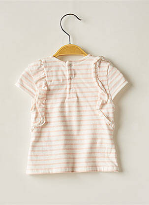 T-shirt coupe droite manches courtes rose CARREMENT BEAU fille